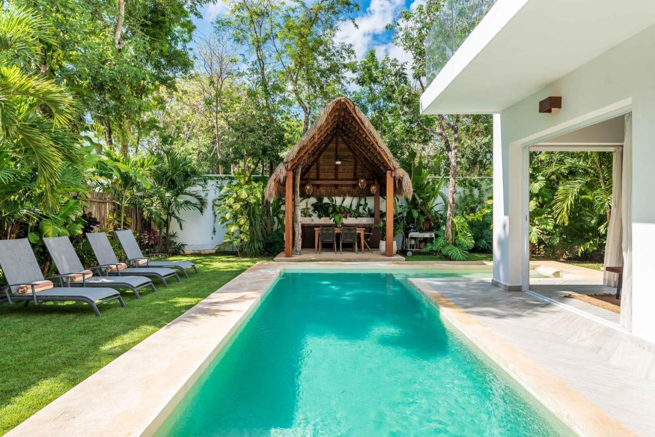 Villa Ek'Balam & Villa Flamingo, Luxury Villas, Private Pool, Private Garden, Jacuzzi, 24H Security Tulum Kültér fotó