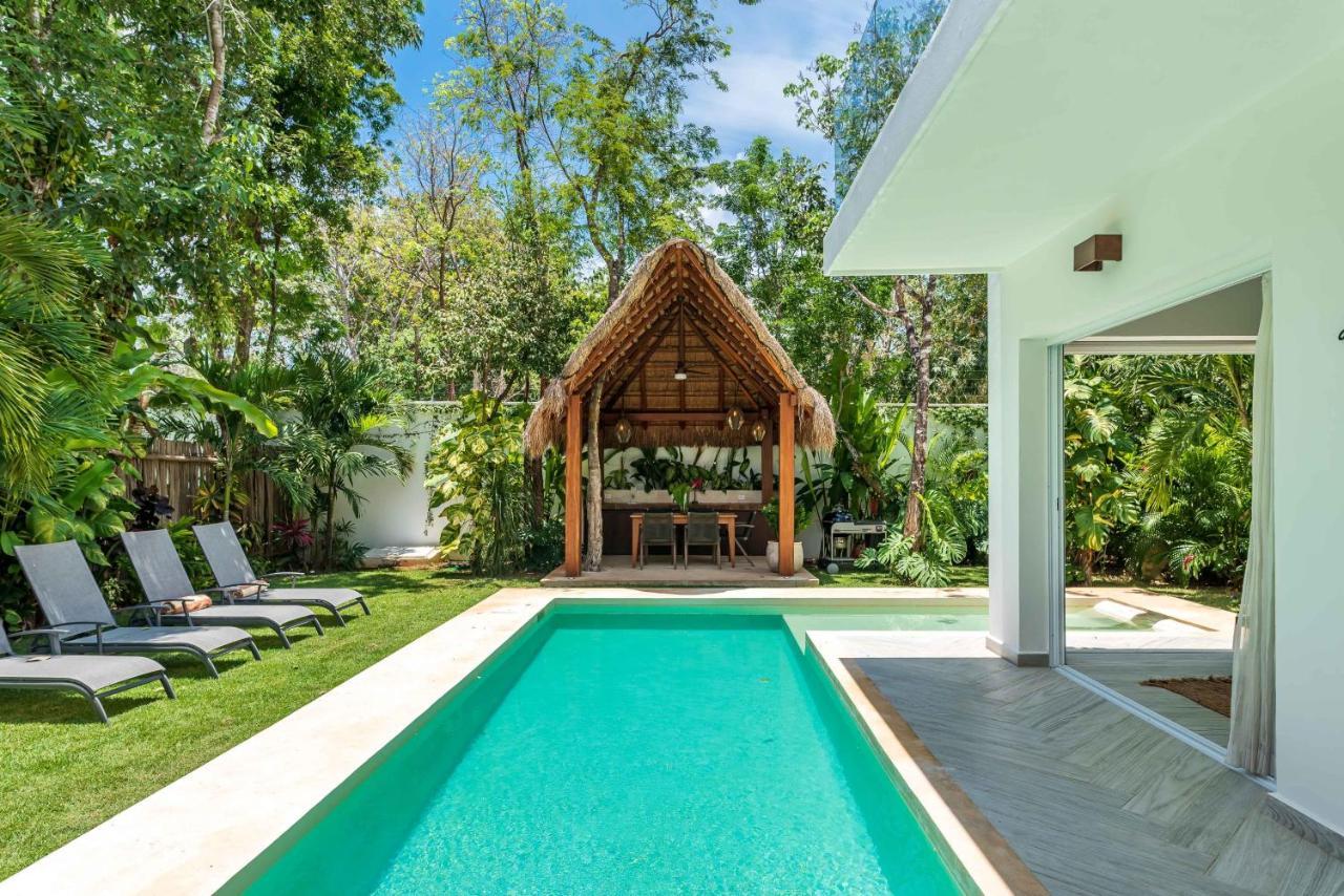 Villa Ek'Balam & Villa Flamingo, Luxury Villas, Private Pool, Private Garden, Jacuzzi, 24H Security Tulum Kültér fotó