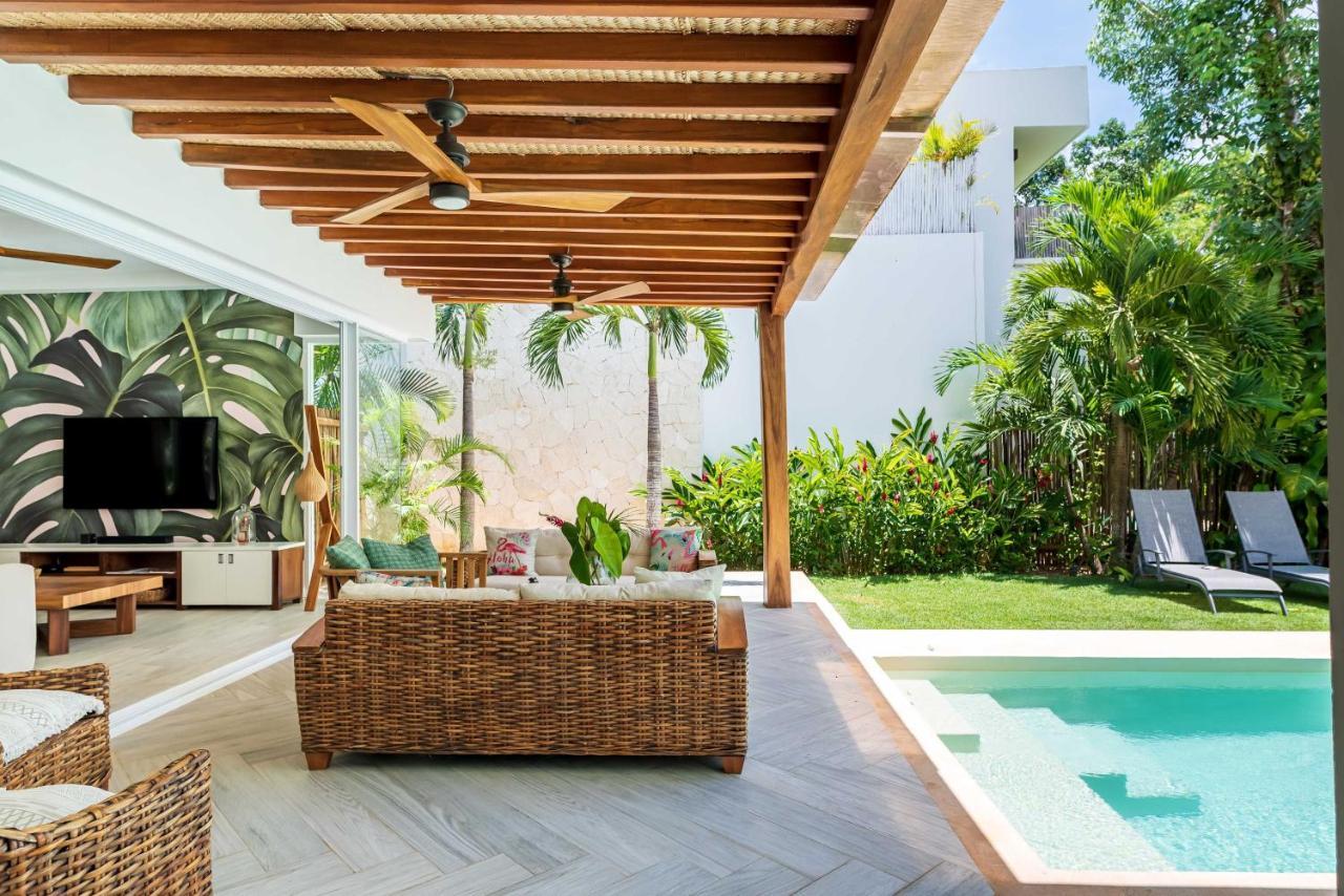 Villa Ek'Balam & Villa Flamingo, Luxury Villas, Private Pool, Private Garden, Jacuzzi, 24H Security Tulum Kültér fotó