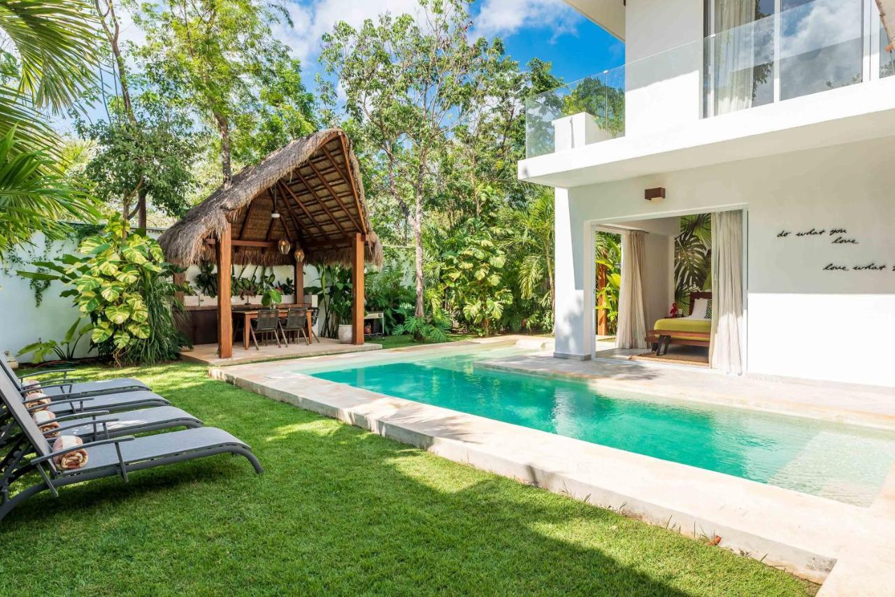 Villa Ek'Balam & Villa Flamingo, Luxury Villas, Private Pool, Private Garden, Jacuzzi, 24H Security Tulum Kültér fotó