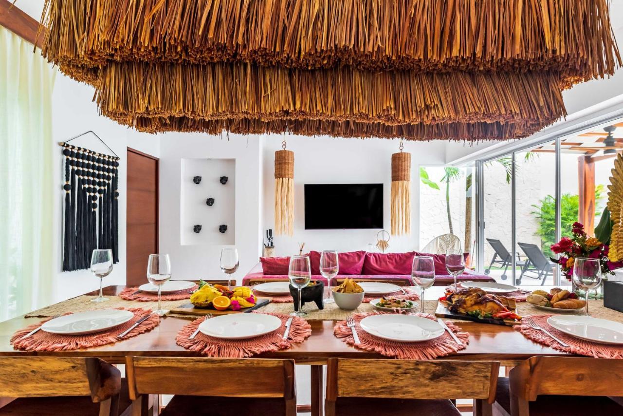 Villa Ek'Balam & Villa Flamingo, Luxury Villas, Private Pool, Private Garden, Jacuzzi, 24H Security Tulum Kültér fotó