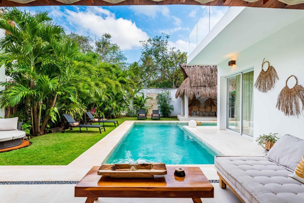 Villa Ek'Balam & Villa Flamingo, Luxury Villas, Private Pool, Private Garden, Jacuzzi, 24H Security Tulum Kültér fotó