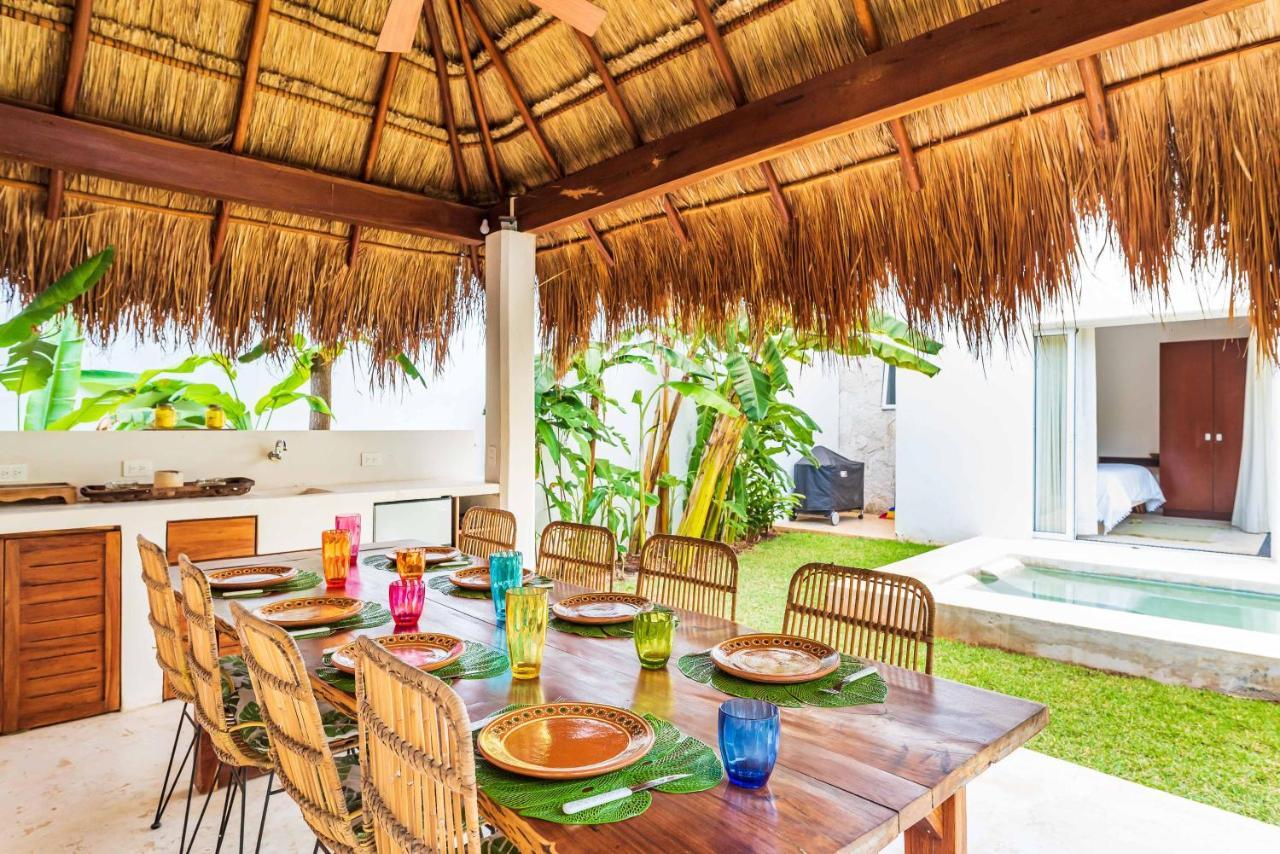 Villa Ek'Balam & Villa Flamingo, Luxury Villas, Private Pool, Private Garden, Jacuzzi, 24H Security Tulum Kültér fotó